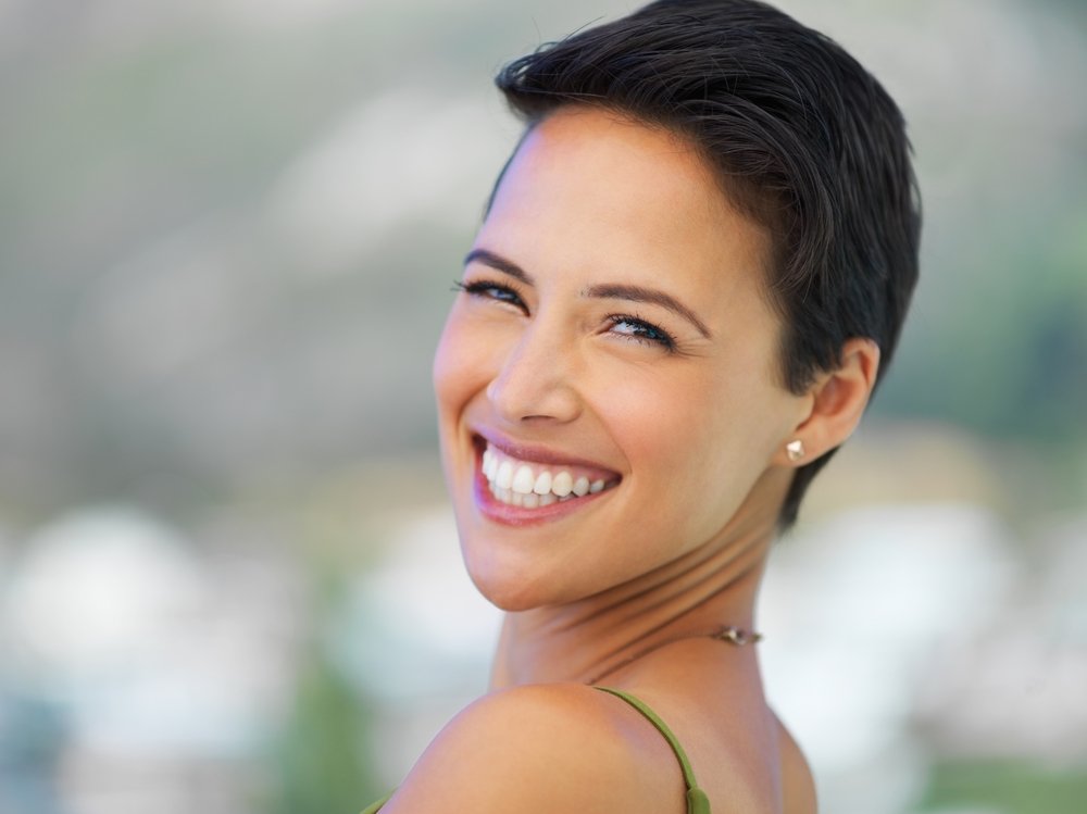 A natural, confident smile